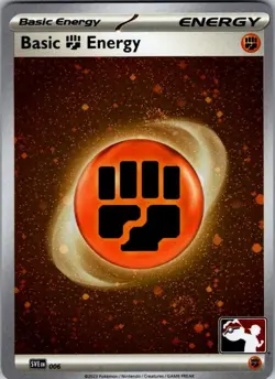 Pokemon | Prize Pack Series Cards | Basic Fighting Energy - (Cosmos Holo) | 006 - Image 1