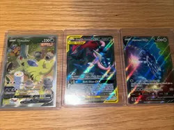 Pokemon Card Lot-TyranitarV 155/163, Greninja&ZoroarkGX 200/214, DialgaV 177/189 - Image 1