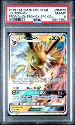 PSA 8 NM-MT Jolteon GX, S&M Promo GX Special Coll., Pokemon Promo, SM173 - Image 1