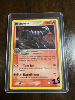 Houndoom #7 Pokemon Unseen Forces Holo Vintage Rare - Image 1