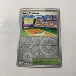 Lively Stadium Reverse Holo - 180/191 - Surging Sparks Pokemon 2024 - Image 1