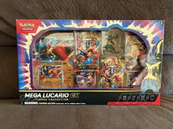 Pokemon TCG: Mega Lucario ex Premium Figure Collection Box Factory. Sealed - Image 1