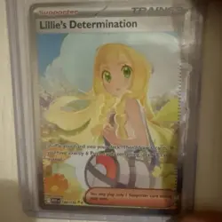 Pokemon TCG Lillie’s Determination Mega Evolution 184/132 SIR English NM - Image 3
