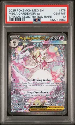 2025 POKEMON MEGA EVOLUTION SPECIAL ILLUSTRATION RARE MEGA GARDEVOIR EX PSA 10 - Image 1