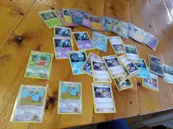 LOT Vintage Pokemon TCG MIX OF HOLOS AND RARES Base Common Mix - Image 1