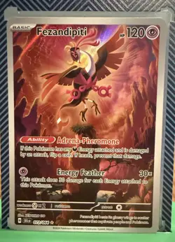 Pokemon TCG Fezandipiti 073/064 Illustration Rare Shrouded Fable - Image 1