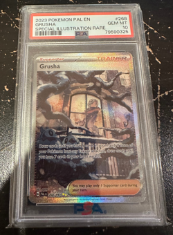 Pokemon PAL Grusha #268 S&V Paldea Evolved SIR PSA 10 Gem Mint Illustration Rare - Image 1