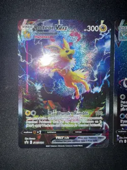 Pokemon TCG Sword&Shield Flareon Vaporeon Jolteon VMAX 3-Card Set NM - Image 3