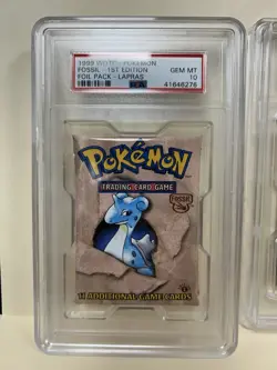 Pokemon First Edition Fossil & Jungle Booster Graded PSA 10 - Image 3