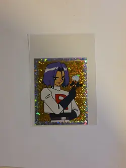 1999 MERLIN TOPPS POKEMON James Team Rocket FOIL PRISM STICKER #S36 - Image 1