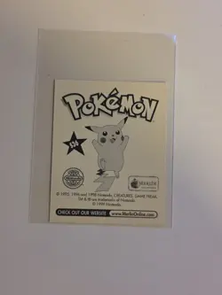 1999 MERLIN TOPPS POKEMON James Team Rocket FOIL PRISM STICKER #S36 - Image 2