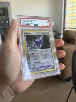 2005 POKEMON EX DELTA SPECIES #4 ESPEON-HOLO PSA 6 - Image 1