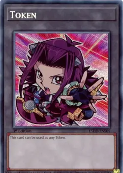 Akiza CHIBI Token PRESALE Legendary 5d's Akiza Deck Yu-Gi-Oh! 11/21 Secret - Image 1