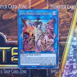1x Five-Headed Link Dragon - Ultra Rare - DUOV-EN007 - 1st Ed - LP - Image 1
