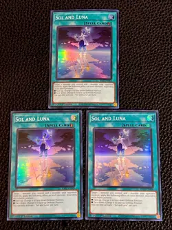 Sol And Luna (X3) RA02-EN068 Yugioh 1st Edition Super Rare - Image 1