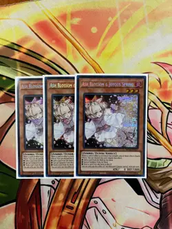 YuGiOh - Ash Blossom & Joyous Spring - MP22 EN257 - Secret Rare - 1st Ed X3 - Image 1