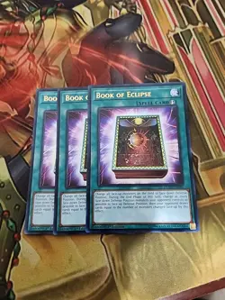 3X Book of Eclipse - DUDE-EN041 - Ultra Rare 1st Edition NM Yugioh - Image 1