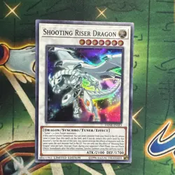 Yugioh! Shooting Riser Dragon DANE-ENSE3 Super Rare Limited Edition NM - Image 1