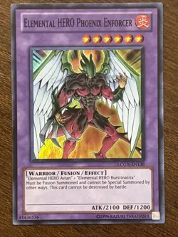 Elemental HERO Phoenix Enforcer LCGX-EN138 Legendary Collection 2 Super Rare LP - Image 1