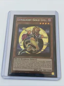 Yugioh Lunalight Gold Leo DUAD-EN005 Secret Rare 1st Ed NM - Image 1
