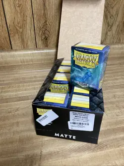 10 Boxes x100 Dragon Shield Card Sleeves - Matte Clear Brand New - Image 1