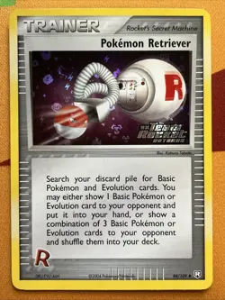 Pokemon Card - Pokemon Retriever Reverse Holo (84/109) ex Team Rocket Returns NM - Image 1