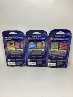 New Disney Lorcana Trading Card Game TCG First Chapter Starter Deck Set Lot of 3 - Image 2