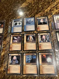 Lord Of The Rings LOTR TCG Mines Of Moria Complete 122 Basic cards In Sleeves - Image 3