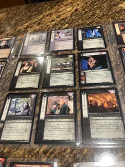 Lord Of The Rings LOTR TCG Mines Of Moria Complete 122 Basic cards In Sleeves - Image 4