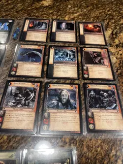 Lord Of The Rings LOTR TCG Mines Of Moria Complete 122 Basic cards In Sleeves - Image 5