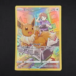 Pokemon TCG Card Eevee TG11/TG30 Brilliant Stars Trainer Gallery - NM - Image 1