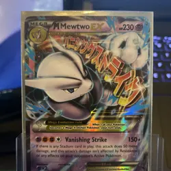 Pokemon Mewtwo EX Breakthrough Half Art Card #63/162 NM/M Condition - Image 1