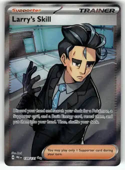 Larry's Skill 139/131 SV: Prismatic Evolutions NM Pokemon Card TCG - Image 1