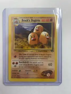 Pokemon Card - Brock's Dugtrio Gym Challenge 22/132 Rare - Image 1