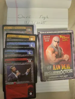 WWE Raw Deal CCG :Big Poppa Pump card lot - Image 1