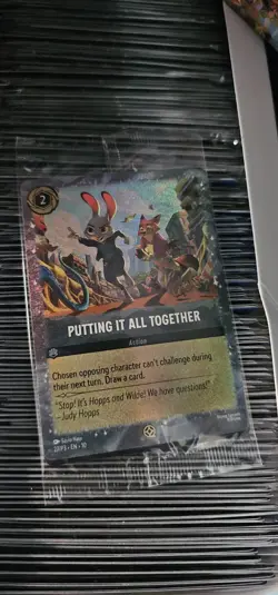 Lorcana Putting It All Together Zootopia Movie Promo Card QTY Of 100 Packs - Image 4