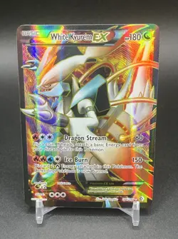 White Kyurem EX 146/149 Boundaries Crossed 2012 Full Art Holo Pokemon Card LP - Image 1