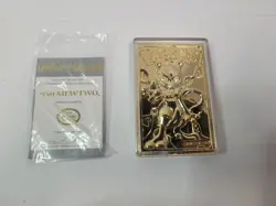 1999 Burger King Pokemon Mewtwo 23K Gold card / ball / COH / box ( B332 ) - Image 1