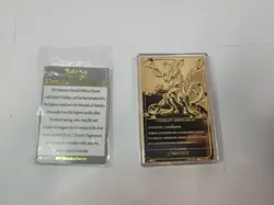 1999 Burger King Pokemon Mewtwo 23K Gold card / ball / COH / box ( B332 ) - Image 2