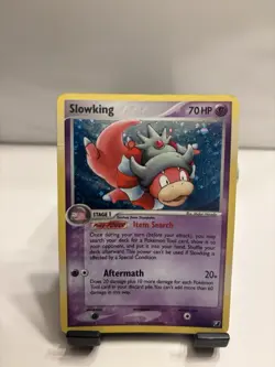 Pokemon TCG Slowking Holo Rare Card 14/115 EX Unseen Forces- Swirl - Image 1
