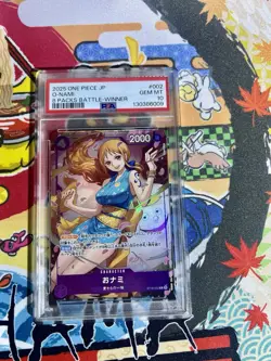 PSA 10 O-nami ST18-002 C 8 Packs Battle Winner One Piece Card Japanese 2025 - Image 1
