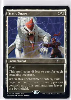 Static Snare NM/M* PROMO Tarkir: Dragonstorm ENGLISH 0420 mtg -UnltdCards - Image 1