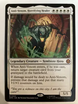 Anti-Venom, Horrifying Healer 1 MTG Marvel's Spider-Man Mythic Regular 0001 M - Image 1