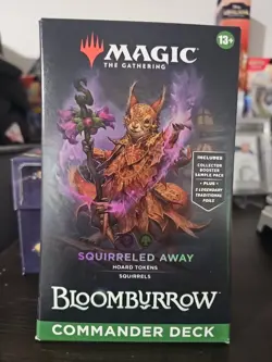 Bloomburrow Commander Deck - SQUIRRELED AWAY MTG Brand New Sealed - Image 1