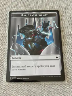 Emblem - Ral, Crackling Wit - Bloomburrow (BLB) - Image 1