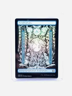 1x Island (268/271) - FOIL - PHYREXIAN TEXT FULL ART MTG Phyrexia: All Will Be - Image 1