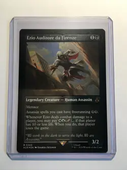 MTG Ezio Auditore da Firenze Etched Foil M/NM (Assassin's Creed) - Image 3