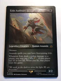 MTG Ezio Auditore da Firenze Etched Foil M/NM (Assassin's Creed) - Image 4
