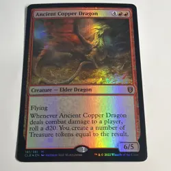 Ancient Copper Dragon - Commander Legends-Battle for Baldur's Gate - Foil / NM - Image 1