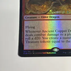 Ancient Copper Dragon - Commander Legends-Battle for Baldur's Gate - Foil / NM - Image 3